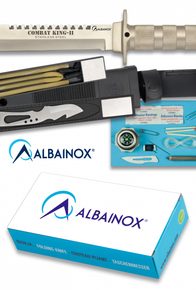 ΜΑΧΑΙΡΙ ALBAINOX Survival knife, COMBAT KING II, 32033