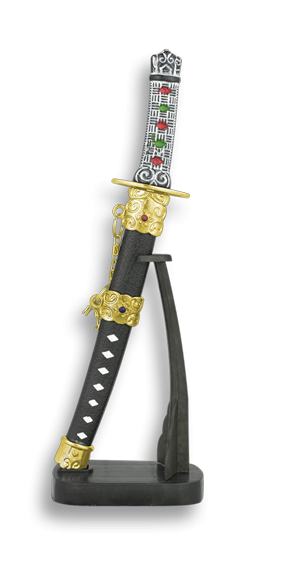 ΣΠΑΘΑΚΙ TOLE10 Mini samurai with stand, 32140