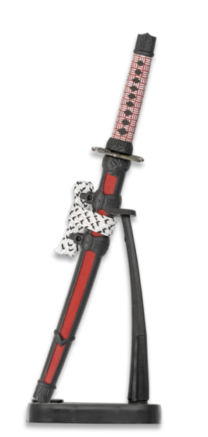 ΣΠΑΘΑΚΙ TOLE10 Mini katana Red-black with stand, 32482