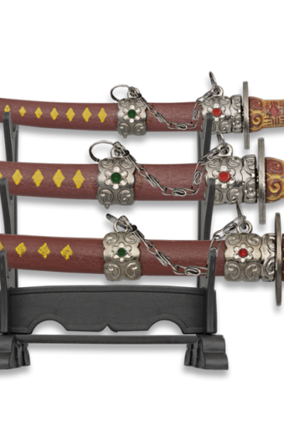 ΣΠΑΘΑΚΙ TOLE10 Set 3 pcs katana mini with stand, 32483