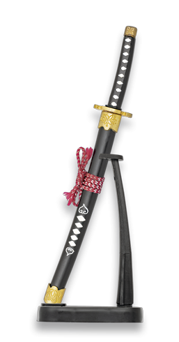 ΣΠΑΘΑΚΙ TOLE10 Mini katana Black with stand, 32484 – πρόσθετη εικόνα 1