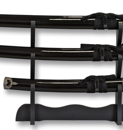 ΣΠΑΘΙΑ TOLE10 Set black katanas, Total size: 46/71/95 cm, 32599