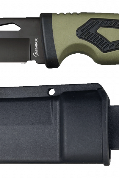 ΜΑΧΑΙΡΙ ALBAINOX green knife. Double injection, 32641