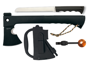 ΤΣΕΚΟΥΡΙ ALBAINOX, Tactical axe with flint and saw, 32654