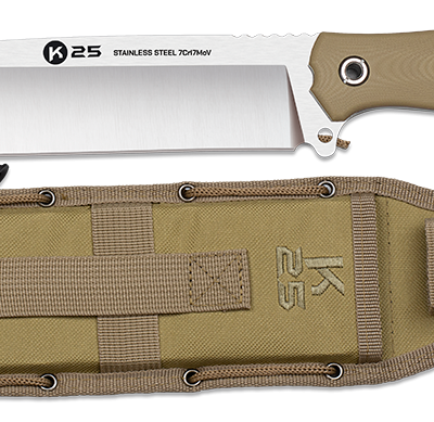 Μαχαίρι K25 G10/CNC machete. Coyote. Blade 22,00cm, 32670