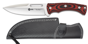 ΜΑΧΑΙΡΙ K25 G10 knife. Black-red. Blade 15 cm, 32684