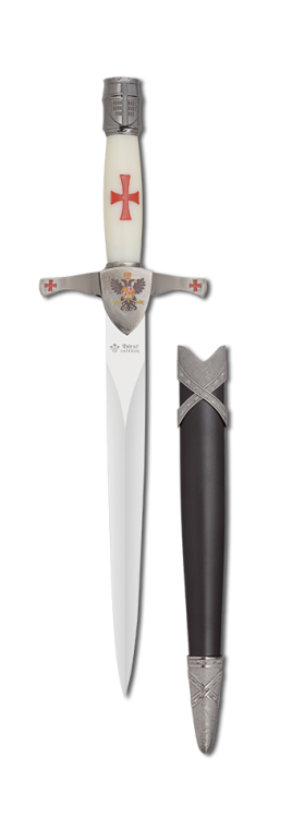 ΣΠΑΘΙ TOLE10 Templar Ornamentation Dagger, Blade 24cm, 32727