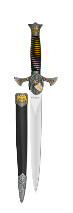 ΣΠΑΘΙ TOLE10 Templar Ornamentation Dagger, Blade 24cm, 32735