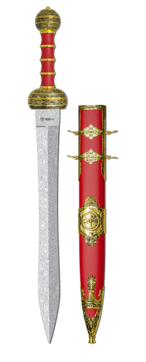 ΣΠΑΘΙ TOLE10 Oranmentation Roman Sword, Blade 49.7cm, 32742