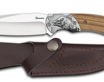 ΜΑΧΑΙΡΙ Albainox wooden huting knife. Wild boar, 32751