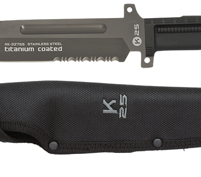 ΜΑΧΑΙΡΙ K25 tactical knife. Rubber handle. Bl.19cm, 32755