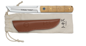 ΜΑΧΑΙΡΙ TOKISU bamboo knife. Leather sheath, 32810