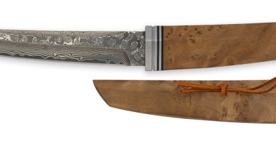 ΜΑΧΑΙΡΙ ALBAINOX Tanto knife. Root wood. Damask. Bl 12.8cm, 32832
