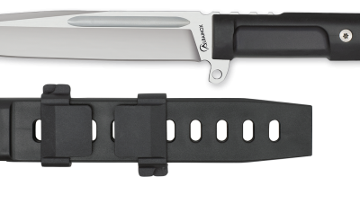 ΜΑΧΑΙΡΙ Albainox Satin tactical knife. Rubber handle. ABS, 32875