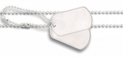 ΜΕΤΑΛΛΙΚΗ ΤΑΥΤΟΤΗΤΑ Double militar Dog Tag, 33026-33027 – πρόσθετη εικόνα 1