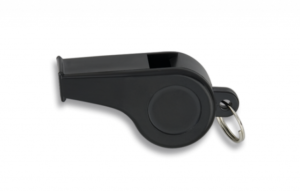 ΣΦΥΡΙΧΤΡΑ ΠΛΑΣΤΙΚΗ Black whistle. With ring. 4 cm, 33032