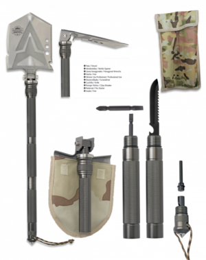 ΦΤΥΑΡΙ ΠΤΥΣΣΟΜΕΝΟ ALBAINOX, Professional Survival shovel. 82 cm