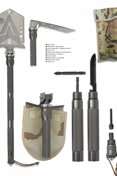 ΦΤΥΑΡΙ ΠΤΥΣΣΟΜΕΝΟ ALBAINOX, Professional Survival shovel. 82 cm