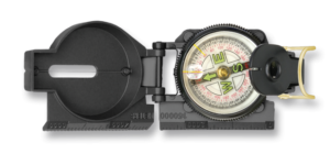 ΠΥΞΙΔΑ ALBAINOX, Oil filled military metal compass. Black, 33105