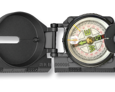 ΠΥΞΙΔΑ ALBAINOX, Oil filled military metal compass. Black, 33105