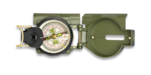 ΠΥΞΙΔΑ ALBAINOX, Oil filled military fiber compass. Green, 33172