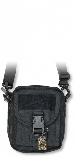 Τσαντάκι ώμου Barbaric Tactical, Molle, Black, 34895-ΝΕ