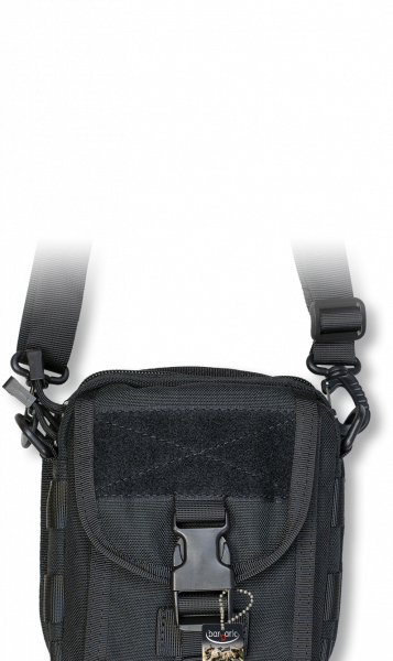 Τσαντάκι ώμου Barbaric Tactical, Molle, Black, 34895-ΝΕ