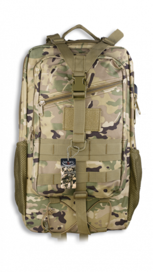 Σακίδιο πλάτης BARBARIC 34906-CP. USB connector. 38LT, 600D