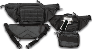 Τσαντάκι Multifunction BARBARIC, fanny pack for gun. Black, 34984