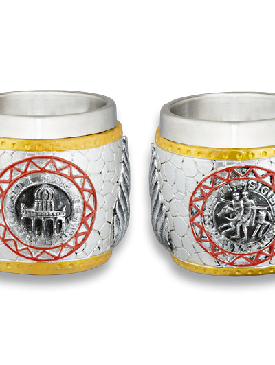 ΠΟΤΗΡΙ ΔΙΑΚΟΣΜΗΤΙΚΟ TOLE10 Shot glass. Sigillum Militum Xpisti
