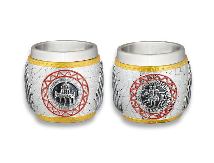 ΠΟΤΗΡΙ ΔΙΑΚΟΣΜΗΤΙΚΟ TOLE10 Shot glass. Sigillum Militum Xpisti