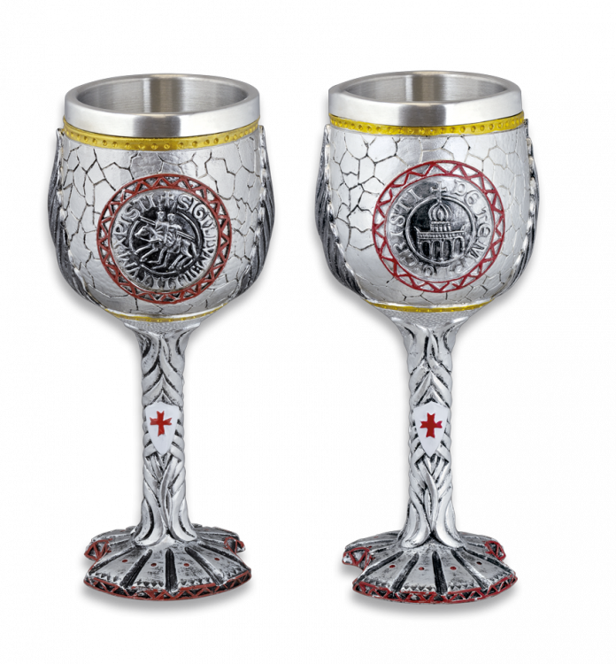 ΠΟΤΗΡΙ ΔΙΑΚΟΣΜΗΤΙΚΟ TOLE10 Resin goblet. Sigillum Militum Xpisti