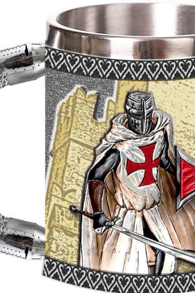 ΠΟΤΗΡΙ ΔΙΑΚΟΣΜΗΤΙΚΟ TOLE10 Resin mug. Knight Templar, 39151