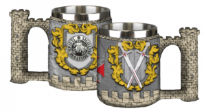 ΠΟΤΗΡΙ ΔΙΑΚΟΣΜΗΤΙΚΟ TOLE10 Templar castle resin mug, 39383