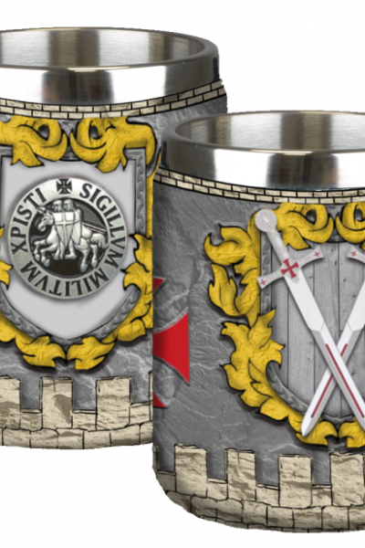 ΠΟΤΗΡΙ ΔΙΑΚΟΣΜΗΤΙΚΟ TOLE10 Templar castle resin mug, 39383