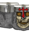 ΠΟΤΗΡΙ ΔΙΑΚΟΣΜΗΤΙΚΟ TOLE10 shot glass. Templar Cross skull, 39417
