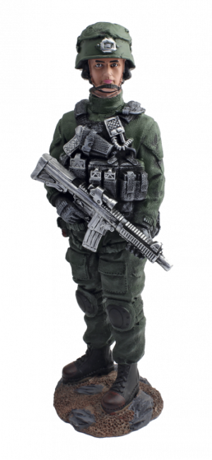 ΦΙΓΟΥΡΑ ΔΙΑΚΟΣΜΗΤΙΚΗ TOLE10, Resin figure. 30 cm. "American