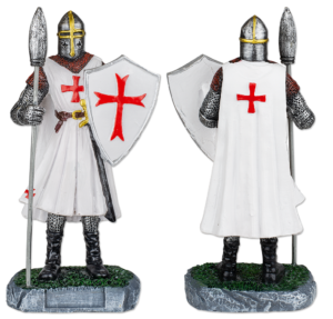 ΦΙΓΟΥΡΑ ΔΙΑΚΟΣΜΗΤΙΚΗ TOLE10 Resin white Templar with spear &
