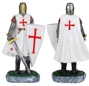 ΦΙΓΟΥΡΑ ΔΙΑΚΟΣΜΗΤΙΚΟ TOLE10 White Shield-sword resin Templar