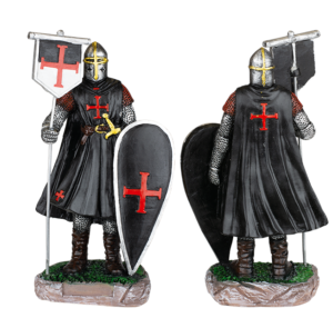 ΦΙΓΟΥΡΑ ΔΙΑΚΟΣΜΗΤΙΚΟ TOLE10 Shield-Flag resin black Templar. 8