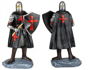 ΦΙΓΟΥΡΑ ΔΙΑΚΟΣΜΗΤΙΚΟ TOLE10 Shield-Axe resin black Templar. 18