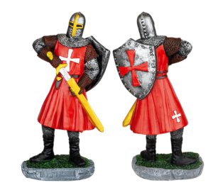 ΦΙΓΟΥΡΑ ΔΙΑΚΟΣΜΗΤΙΚΟ TOLE10 Draw the sword red Templar Knight.