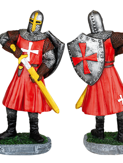 ΦΙΓΟΥΡΑ ΔΙΑΚΟΣΜΗΤΙΚΟ TOLE10 Draw the sword red Templar Knight.