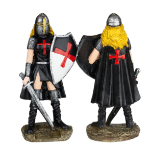 ΦΙΓΟΥΡΑ ΔΙΑΚΟΣΜΗΤΙΚΟ TOLE10 Resin black Templar woman. 12 cm