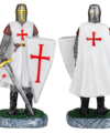 ΦΙΓΟΥΡΑ ΔΙΑΚΟΣΜΗΤΙΚΟ TOLE10 White Shield-sword resin Templar