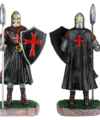 ΦΙΓΟΥΡΑ ΔΙΑΚΟΣΜΗΤΙΚΟ TOLE10 Shield-spear black Templar Knight.