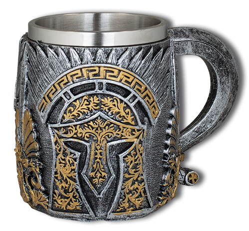 ΠΟΤΗΡΙ ΔΙΑΚΟΣΜΗΤΙΚΟ TOLE10 Armour-helmet resin mug, 39522
