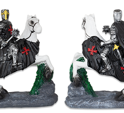 ΦΙΓΟΥΡΑ TOLE10 White horse. Black Templar. Morning star 8cm