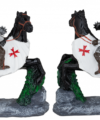 ΦΙΓΟΥΡΑ TOLE10 Black horse-White Templar. Morning star 8cm, 39578