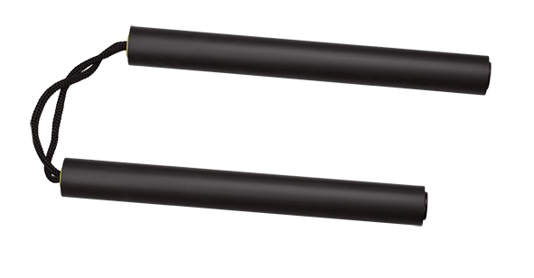 Foam training nunchucks. 28x3.3 cm, Black 39670